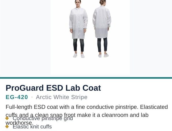 ProGuard ESD Lab Coat