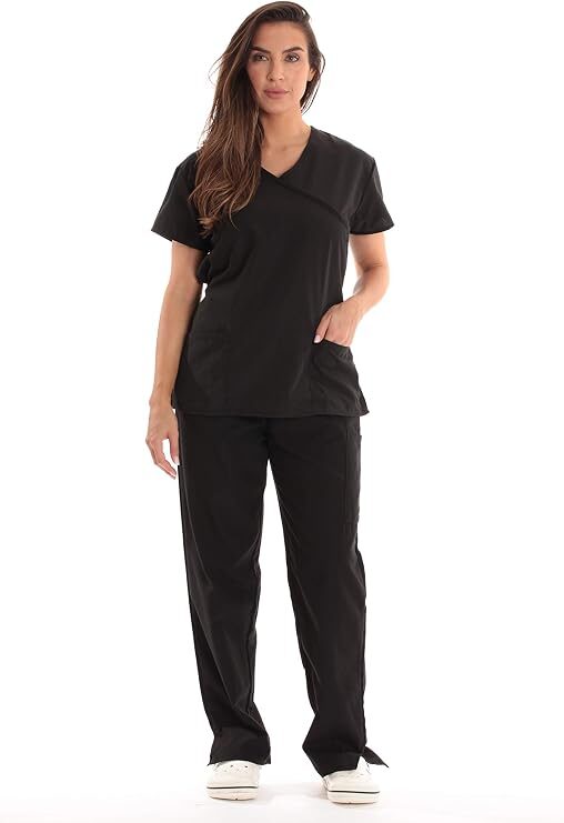 Everyday Mock-Wrap Set — Onyx