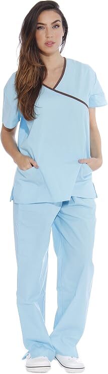 Everyday Mock-Wrap Set — Ceil Blue