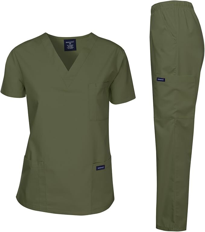 Everyday V-Neck Set — Olive